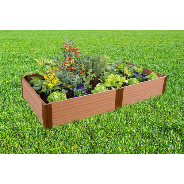 Frame It All 4 ft x 8 ft Composite Raised Garden Bed | Wayfair